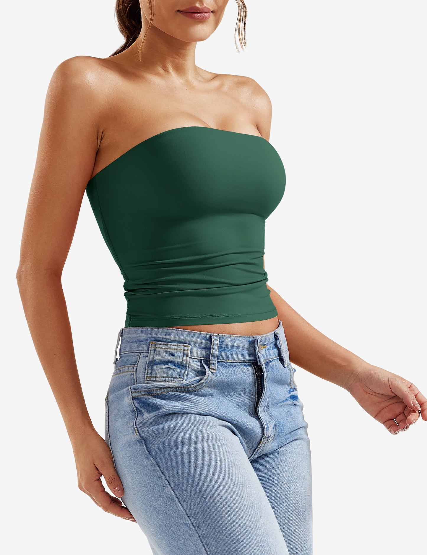 Tebeary Wan  Double Lined Tube Top