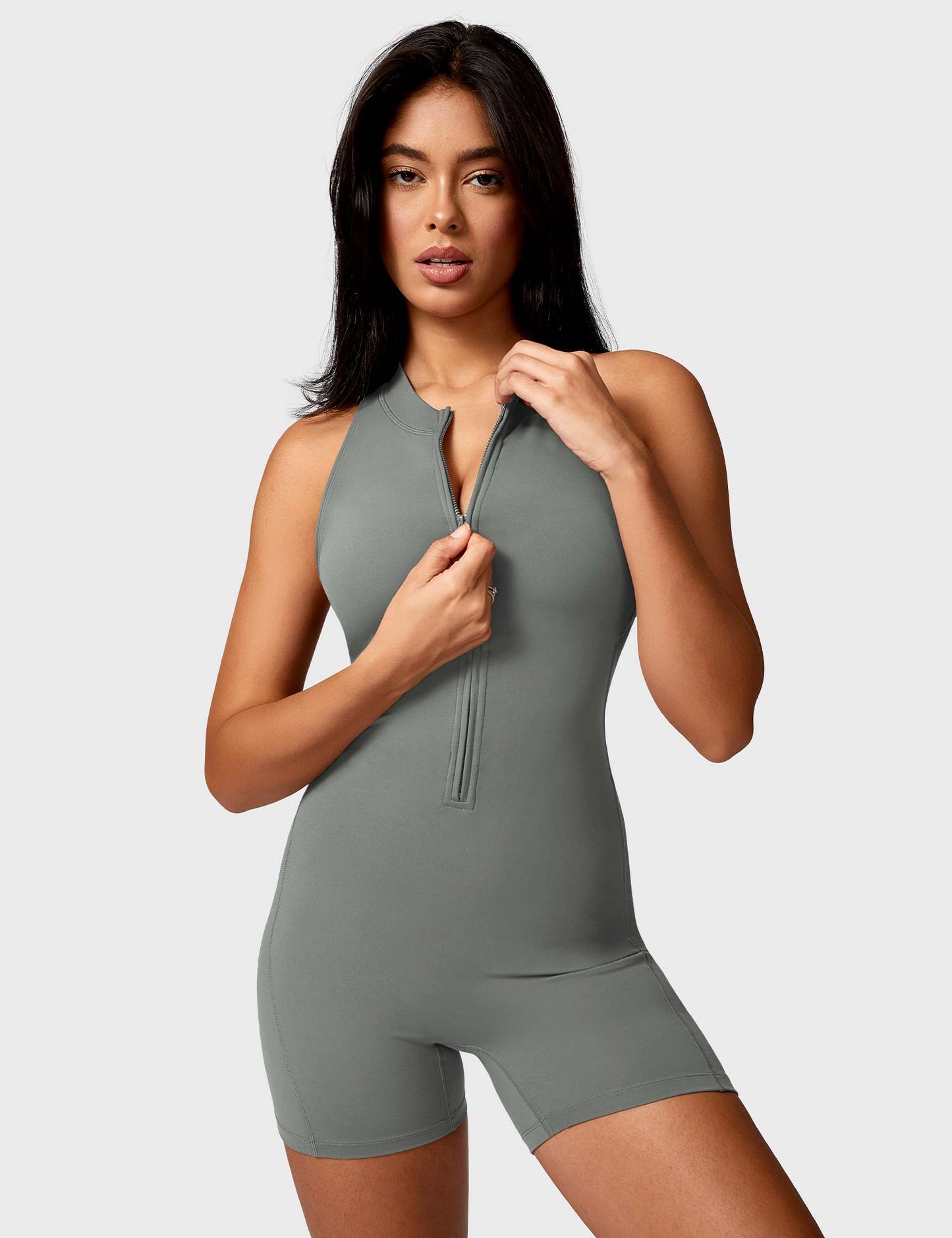 Tebeary Ema Backless Zipper Romper