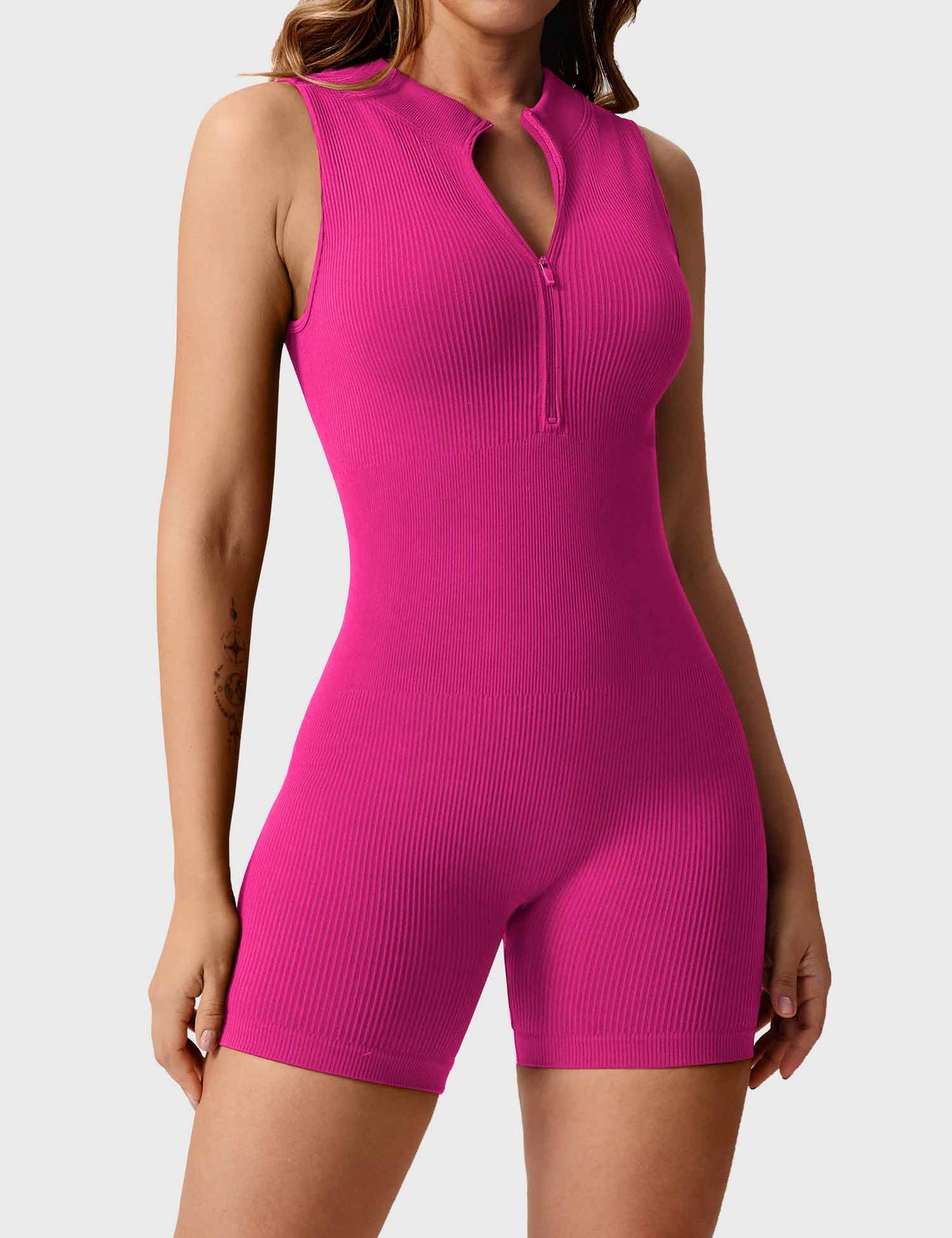 Tebeary Ribbed Seamless Romper