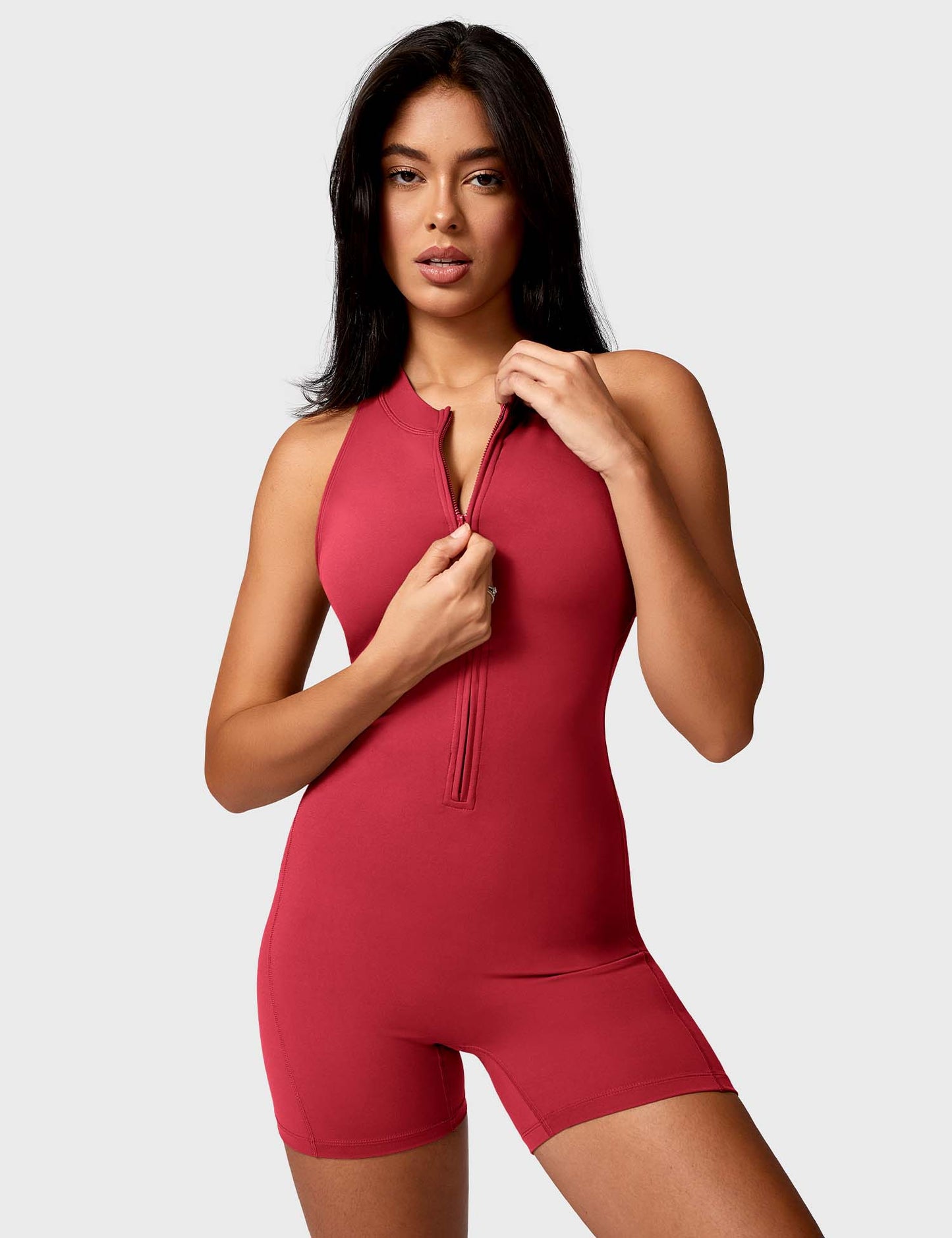 Tebeary Ema Backless Zipper Romper