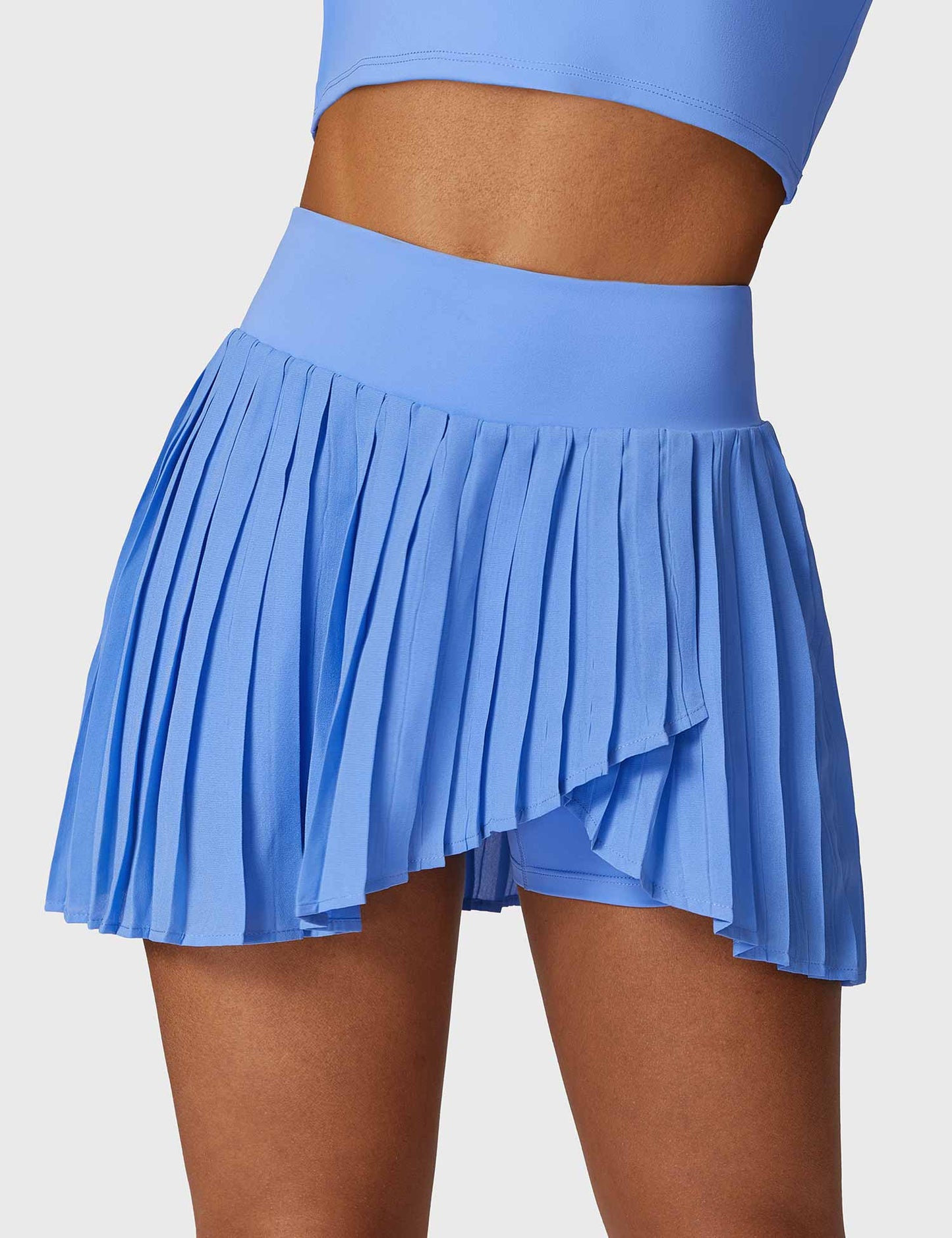 Tebeary Crop Top Tennis Skirt Sets