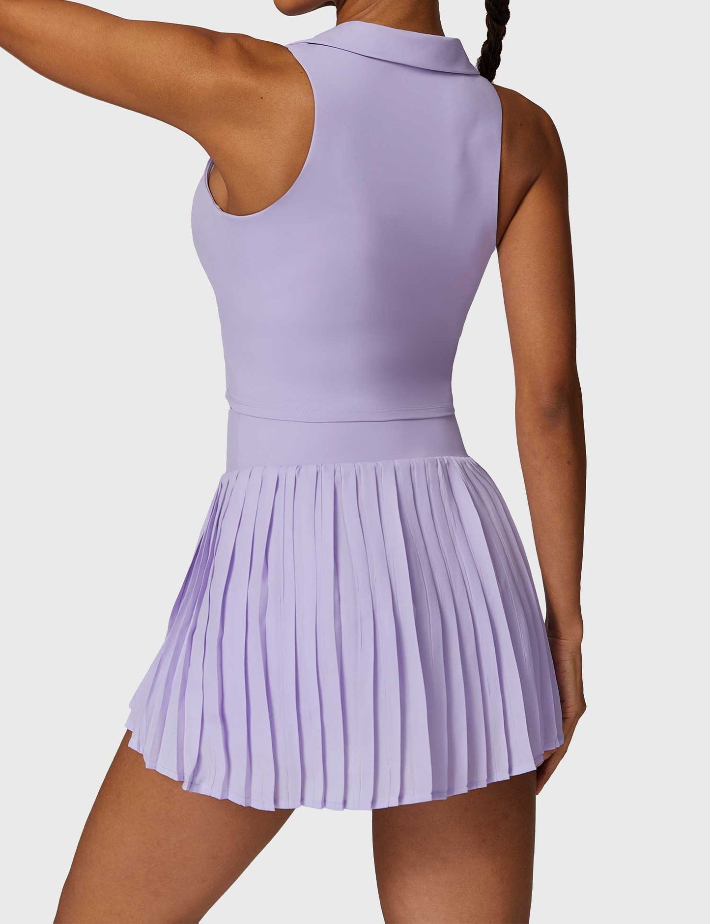 Tebeary Crop Top Tennis Skirt Sets