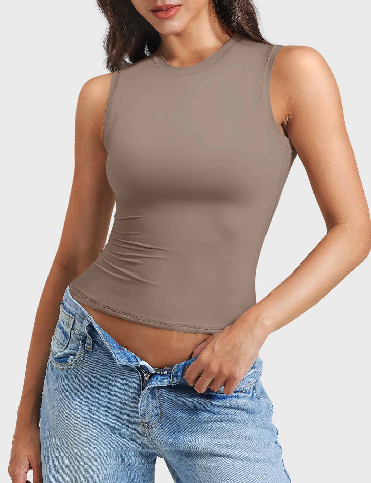 Tebeary Sweeney Mock Neck Tank