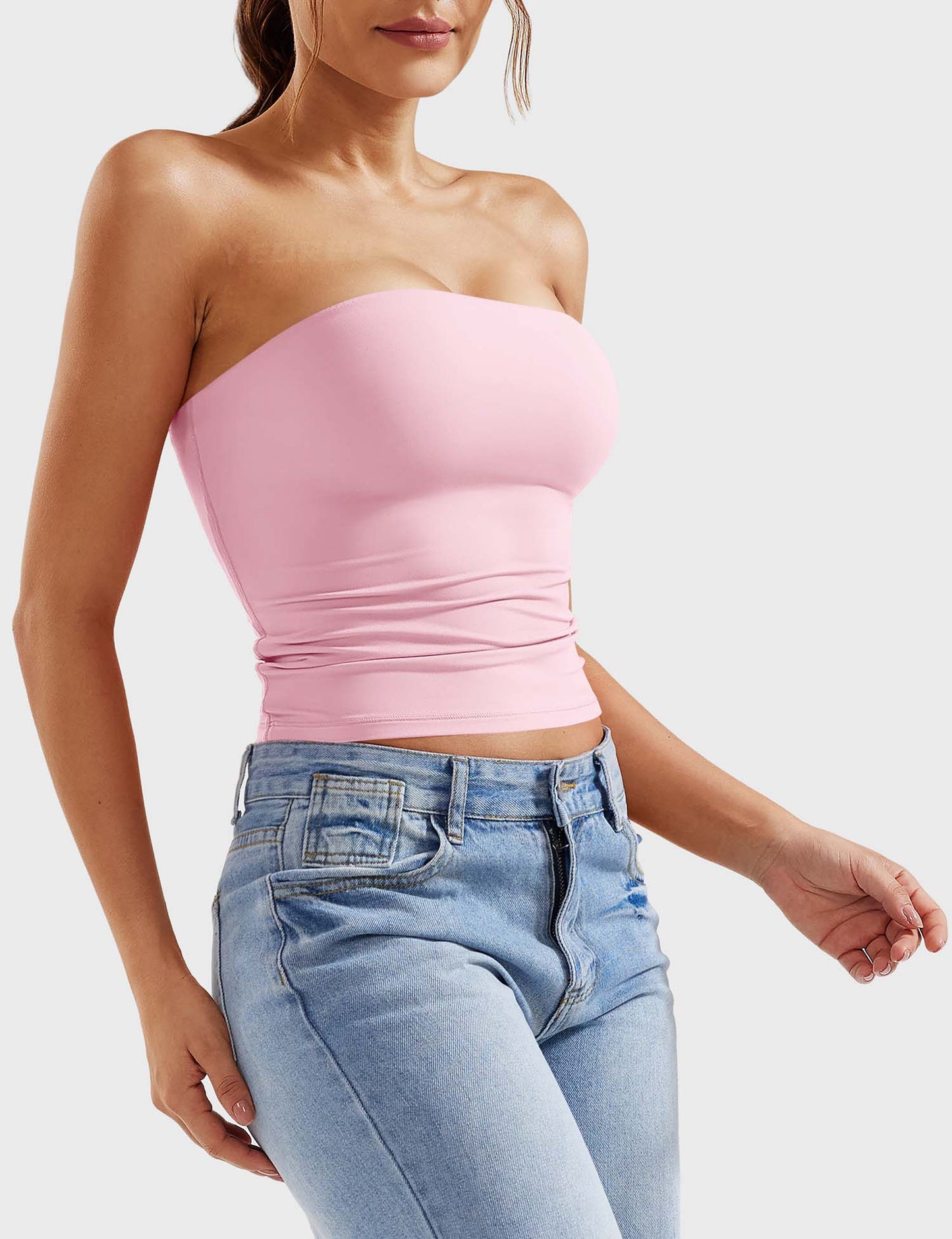 Tebeary Wan  Double Lined Tube Top