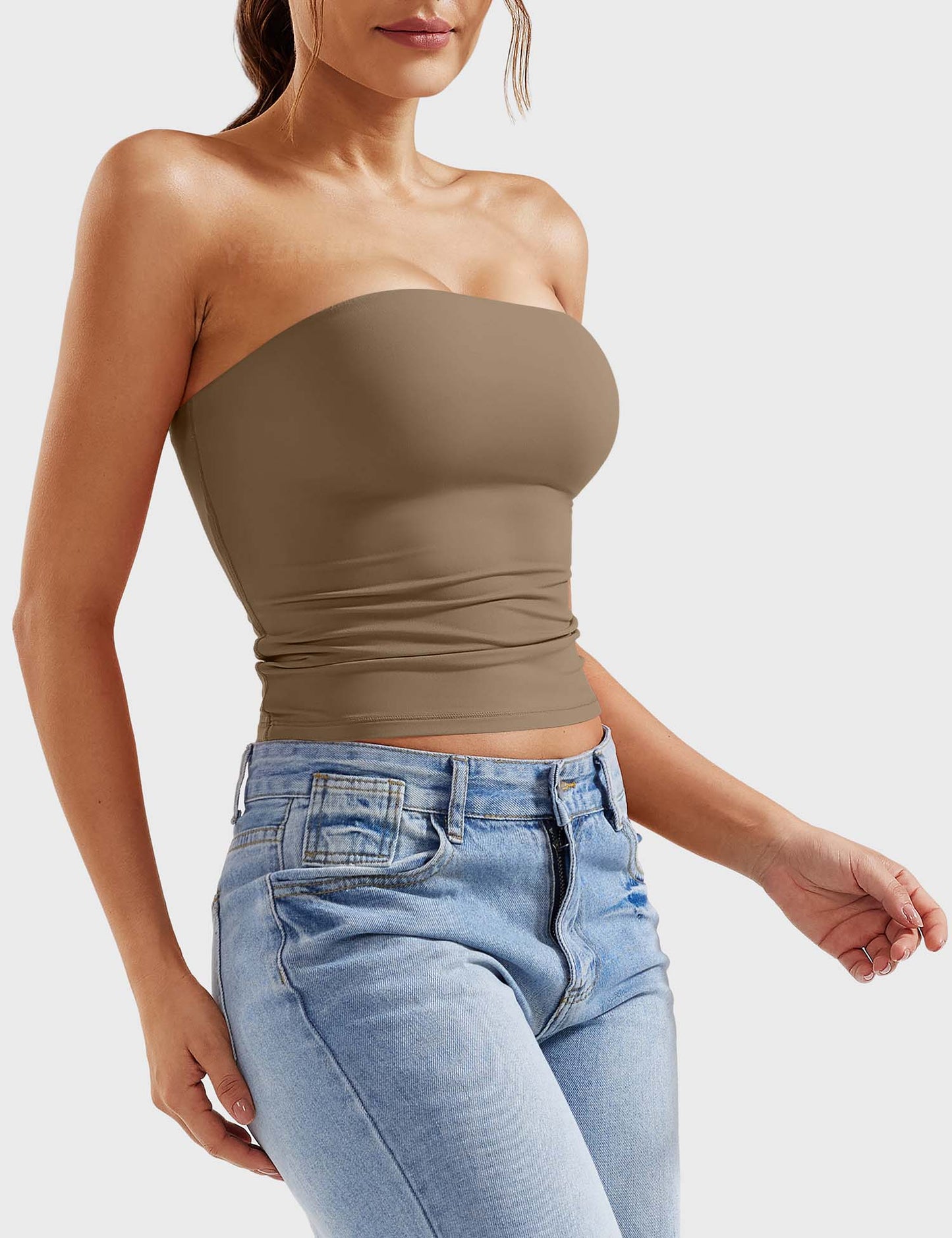 Tebeary Wan  Double Lined Tube Top