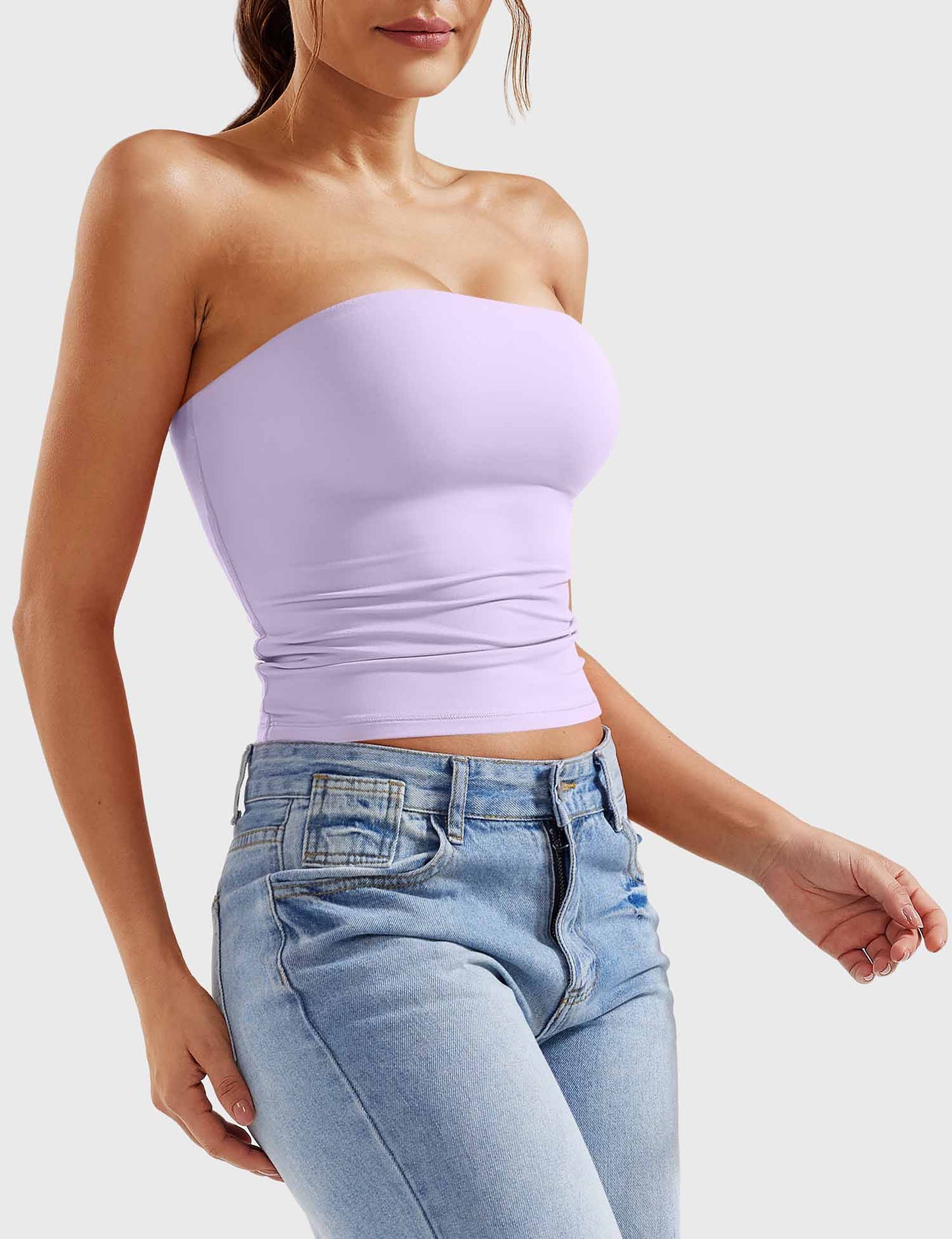 Tebeary Wan  Double Lined Tube Top