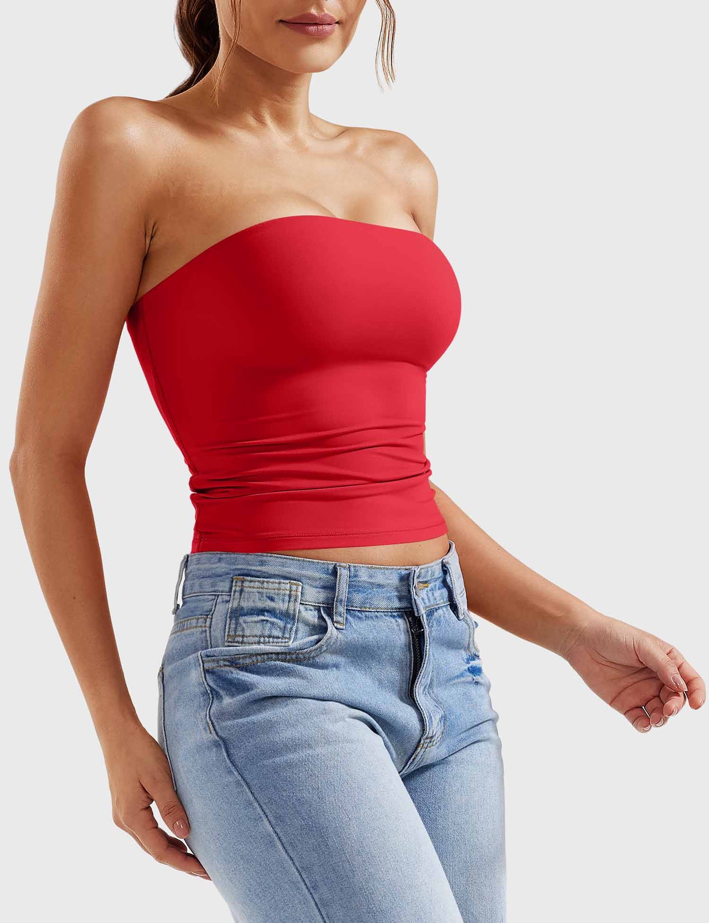 Tebeary Wan  Double Lined Tube Top