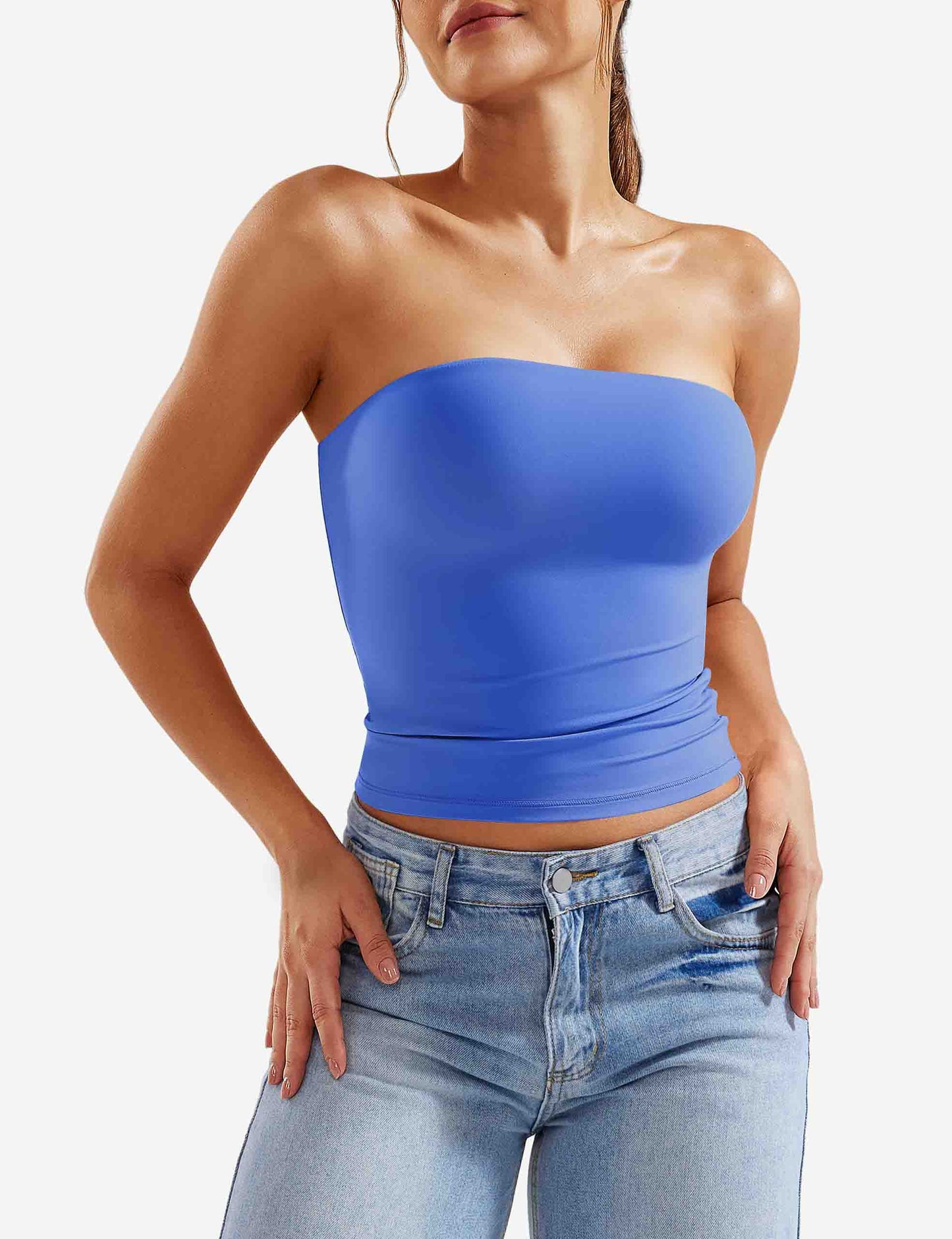 Tebeary Wan  Double Lined Tube Top