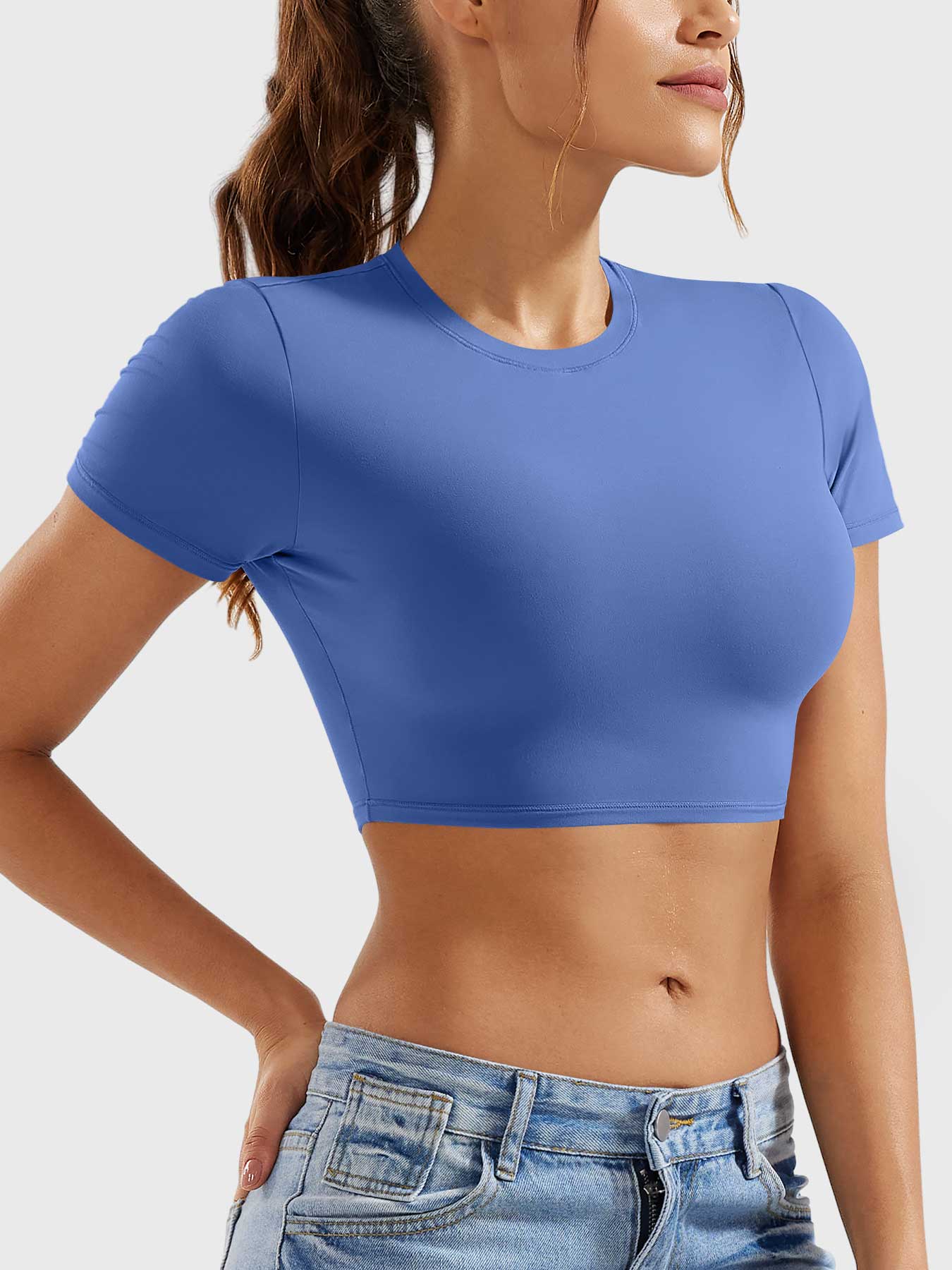 Tebeary Xan Short Sleeves Crop Top