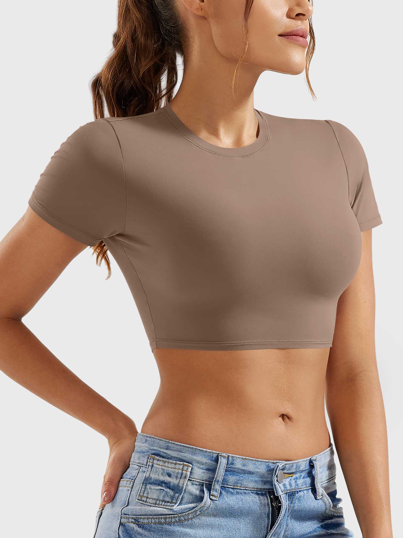 Tebeary Xan Short Sleeves Crop Top