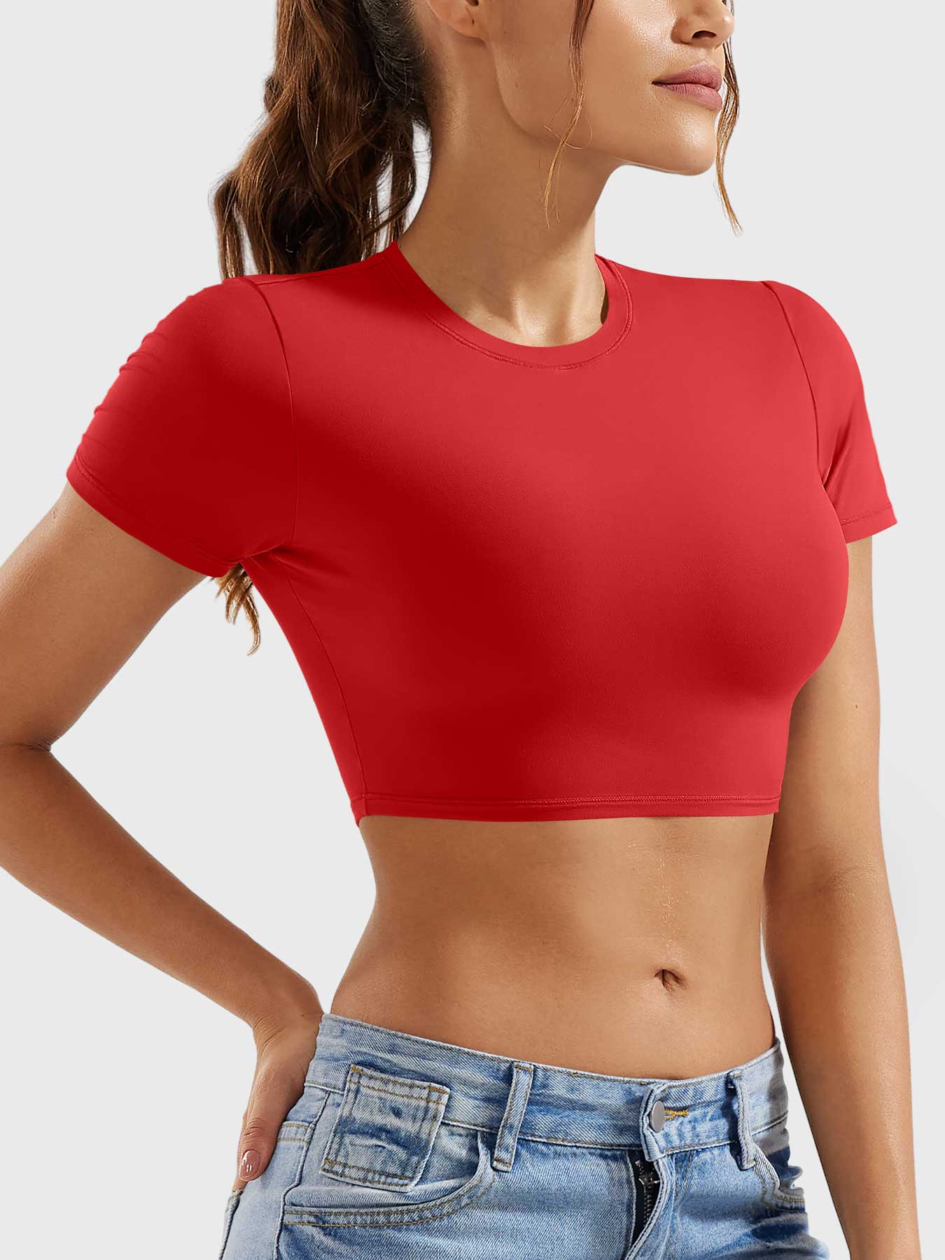 Tebeary Xan Short Sleeves Crop Top